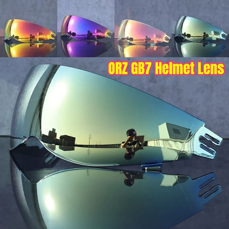 

ORZ GB7 Helmet Lens Night Vision HD Brown UV Protection Sun Shield Motorcycle Helmet Visor Visera Casco Moto