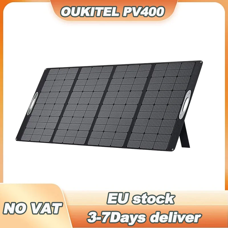 OUKITEL PV400 400W draagbaar opvouwbaar zonnepaneel 23% energieconversiesnelheid buiten waterdicht camping zonne-oplaadpaneel