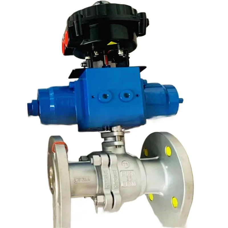 Ball valve actuator valve integrated machine