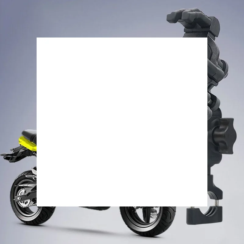 

Мотоциклетный кронштейн для сотового телефона на руль, крепление для мобильного зеркала, навигационная подставка, алюминиевый антивибрационный держатель для ручки велосипеда