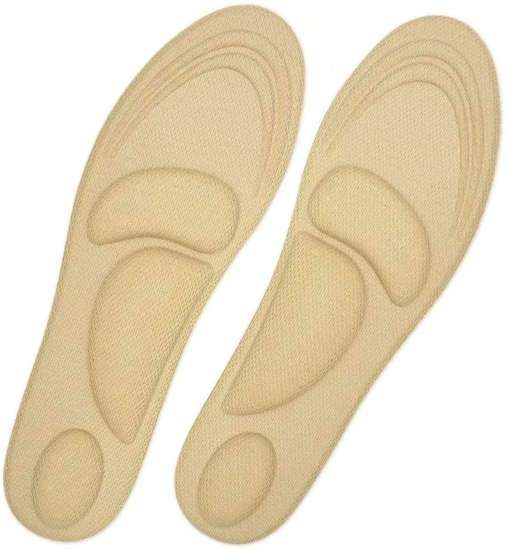 

10Pairs Arch Support Insoles Help Against Plantar Fasciitis Metatarsal Heel Pain Diabetic Anti-Sweat Foam Comfortable for Shock