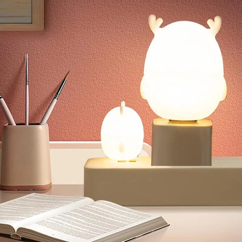 1pc USB Plug Lamp Mini Night Light Gift Computer Mobile Power Charging Small Book Lamps LED Eye Protection Square Reading Light