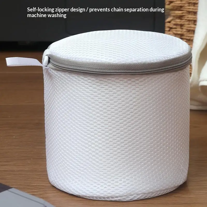 Zippered Laundry Protector Bag Breathable Reusable Pouch for Bra Underwear Socks Household Laundry Care