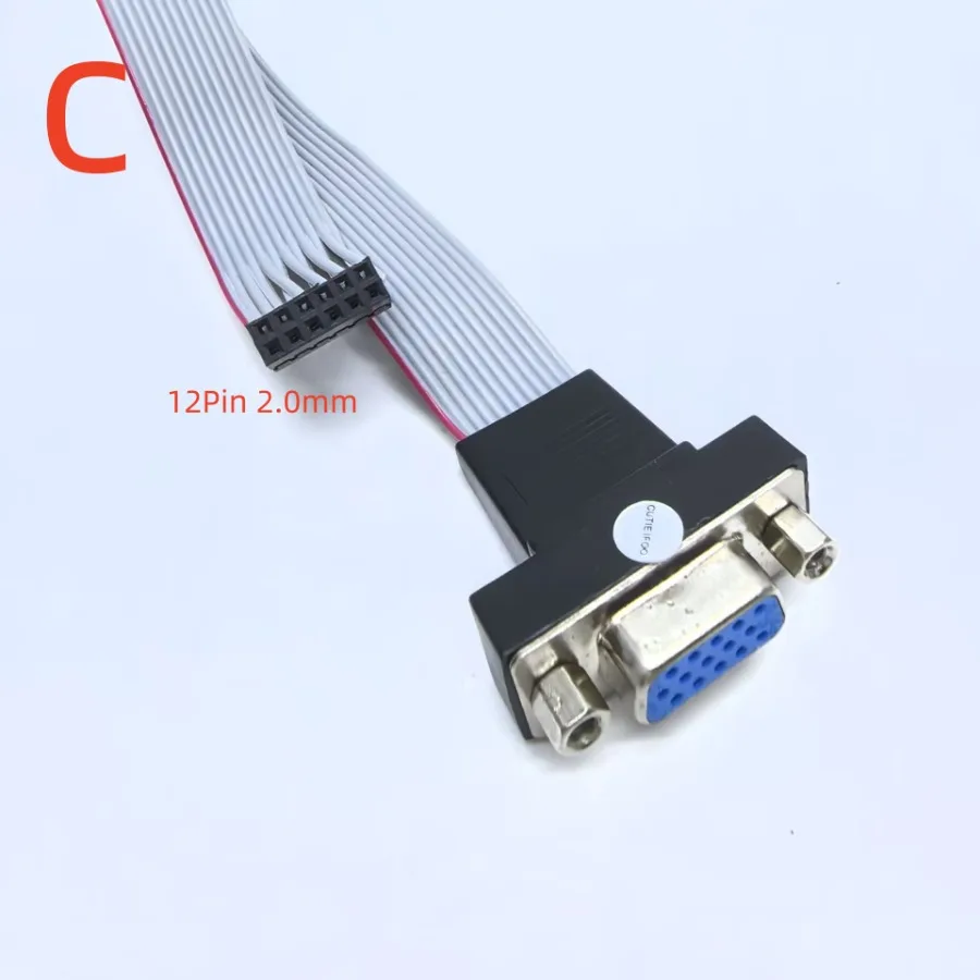 اللوحة الرئيسية بطاقة الرسومات المتكاملة VGA واجهة 2.54 مللي متر 2.0 مللي متر 12Pin 14Pin 16Pin أنثى إلى 15Pin قوس GPU تمديد كابل
