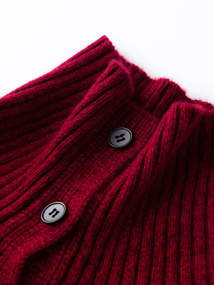 CHICUU 高級女性の 100% カシミヤセーター厚いタートルネックケーブルニットプルオーバー秋冬ヘビーウェイトカシミヤニットウェア