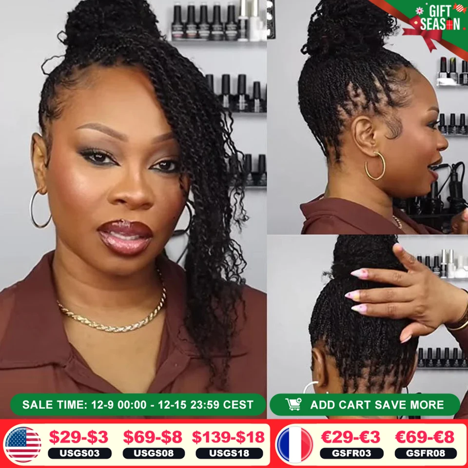 QVR Malasia Remy Afro rizado cabello humano a granel para trenzar extensión de rastas Loc reparación Twist 50 g/pc trenzas naturales