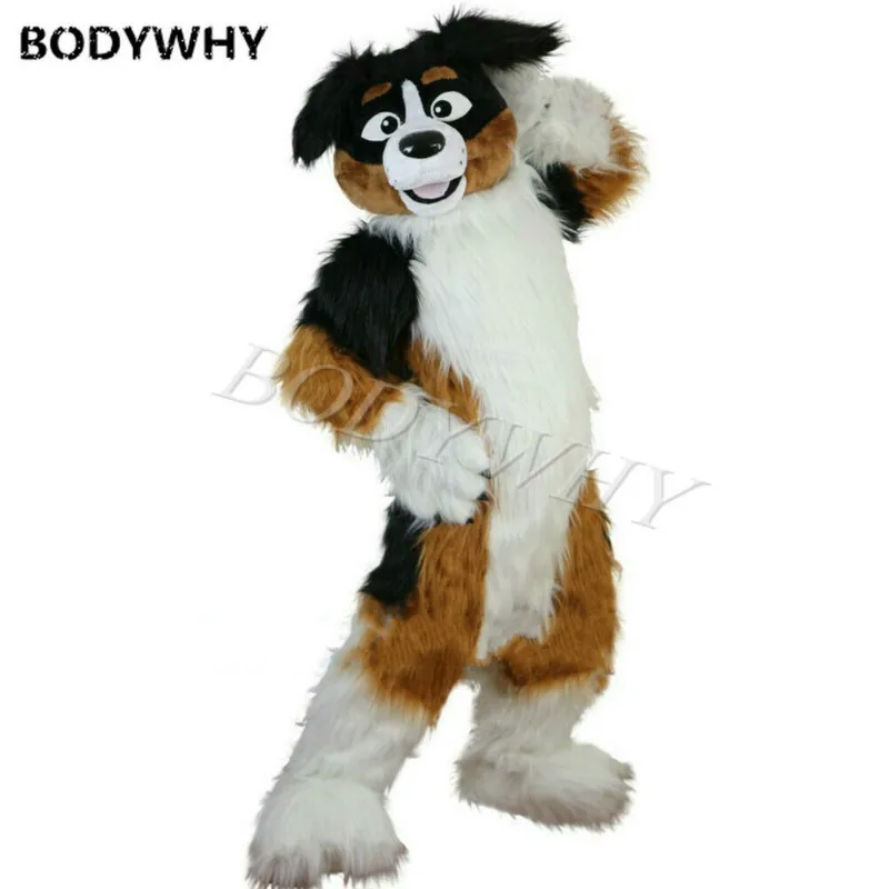 

New Christmas Carnival Performance Costume Halloween Fur Dog Cosplay Set Birthday Party Adult Use Advertising Parade Mascot