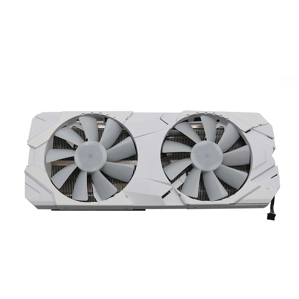 Video Card Heatsink RTX2080 RTX2070 For GALAX KFA2 RTX 2070 2080 SUPER 8GB EX White Video Cooling Replace Fan radiator