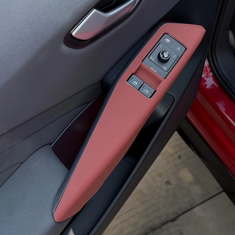 وسادة سيليكون للوحة رفع نافذة السيارة ومكونات الحماية الداخلية لسيارة Volkswagen VW ID.4 ID4 ID.3 2021 2022 2023 2024 #6