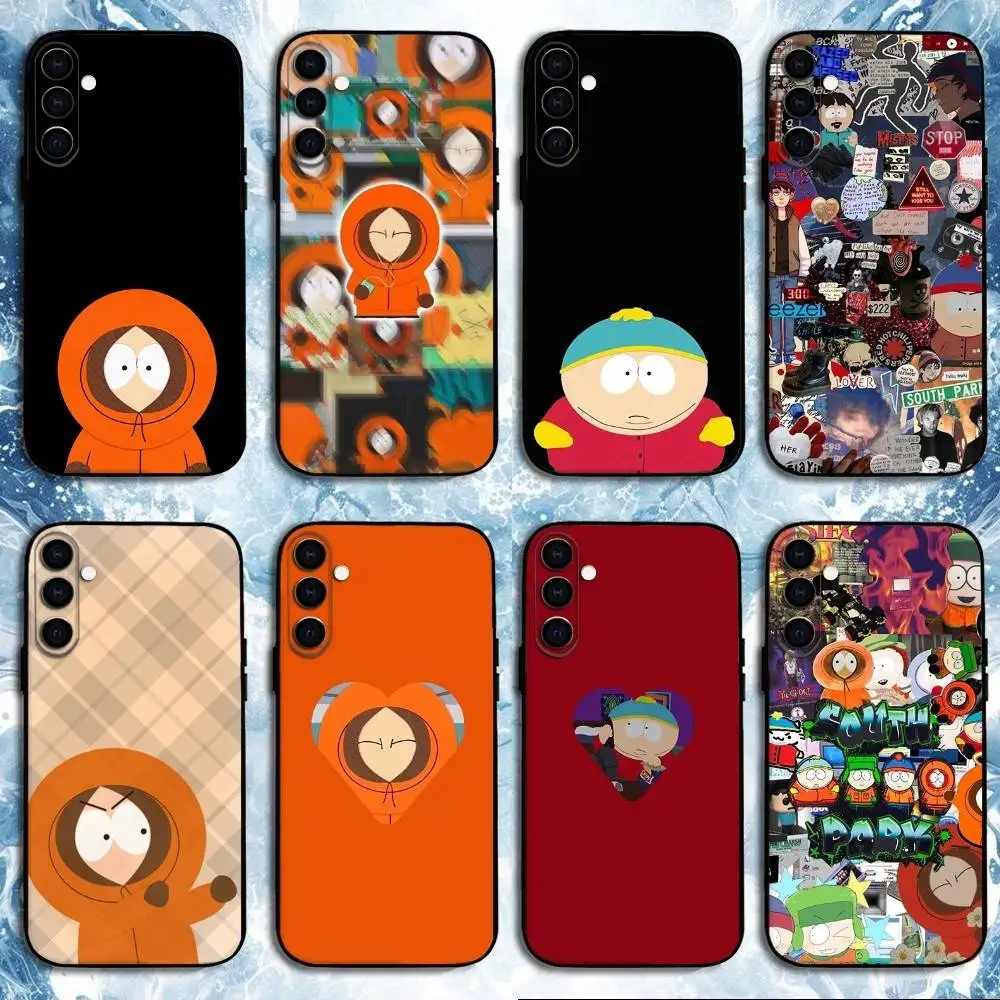 

Funny S-South-P-Park Phone Phone Case For Samsung Galaxy A73,A72,A71,A70,A53,A52,A51,Others Soft Black Shell