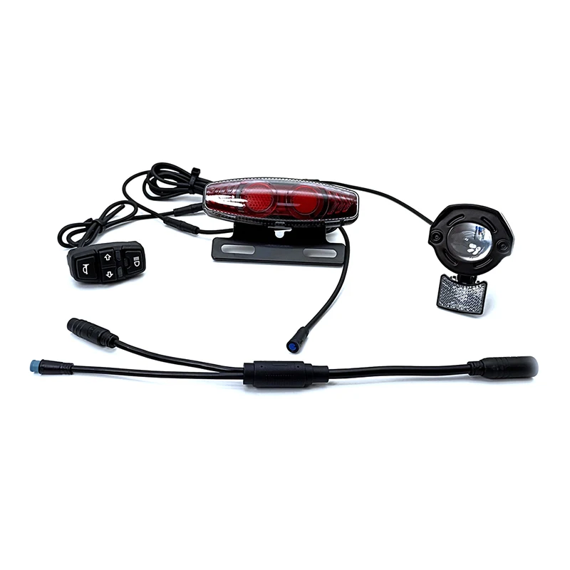 

1Set Ebike Electric Bicycle Light Set Universal 24V 36V 48V 60V Steering Brake Light For Bafang Kunteng Julet