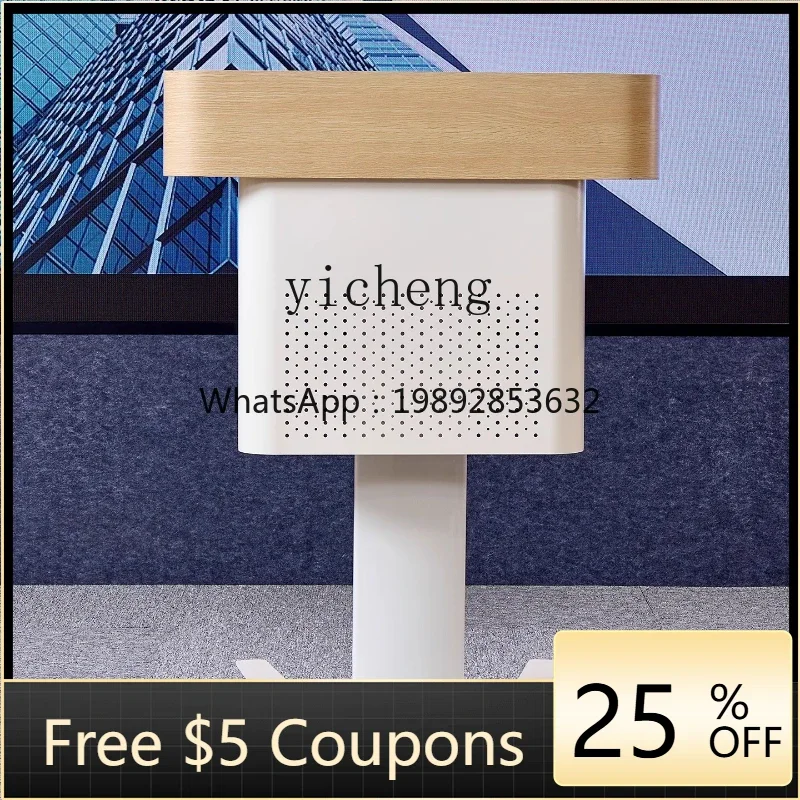 

ZZ Mobile Lecture Desk School Lecture Desk Teacher Lifting Reception Desk