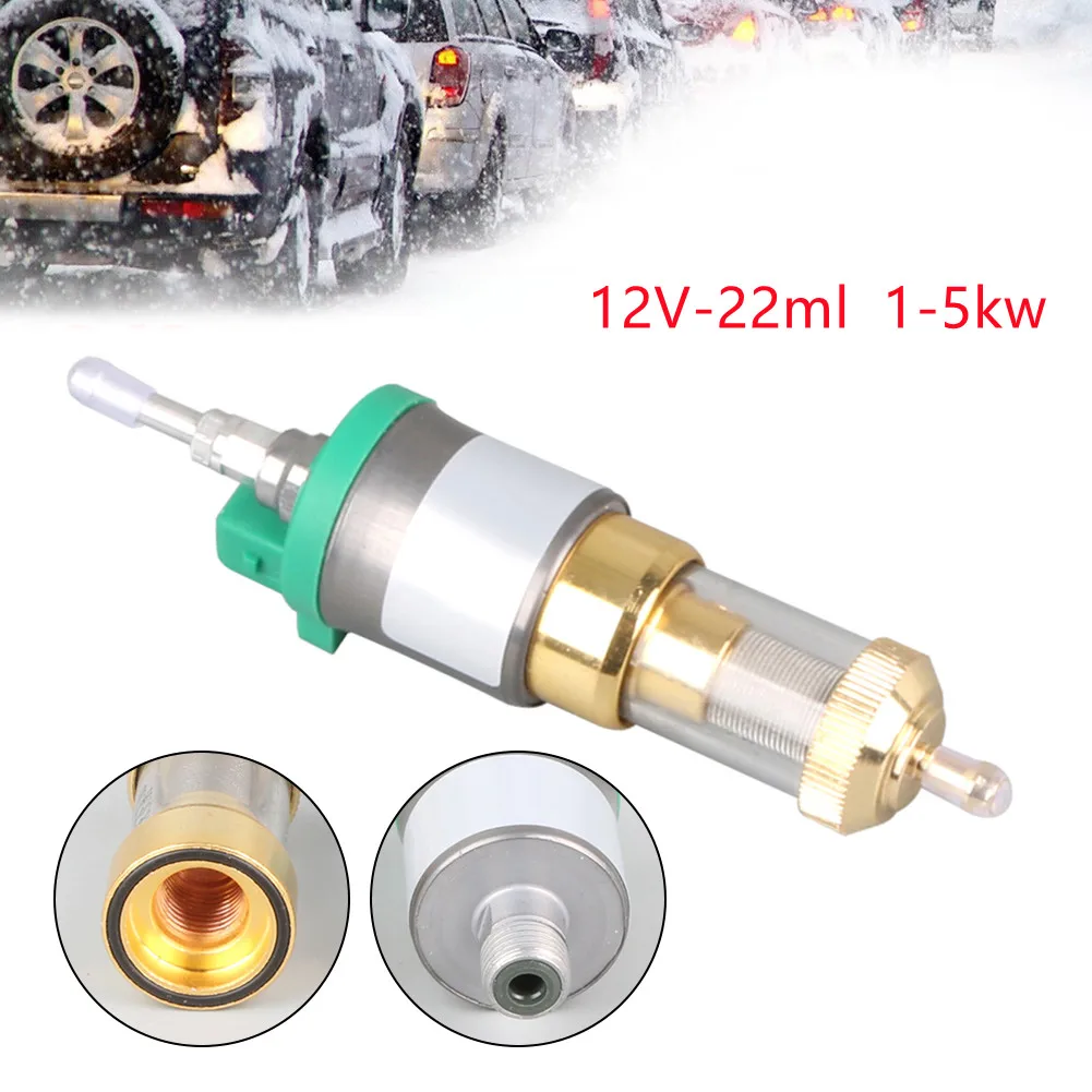 12V Car Silent Fuel Pump For 1KW-5KW Air Heater Diesel Metal Car Heater Fuel Pump Air Parking Heater Accessories