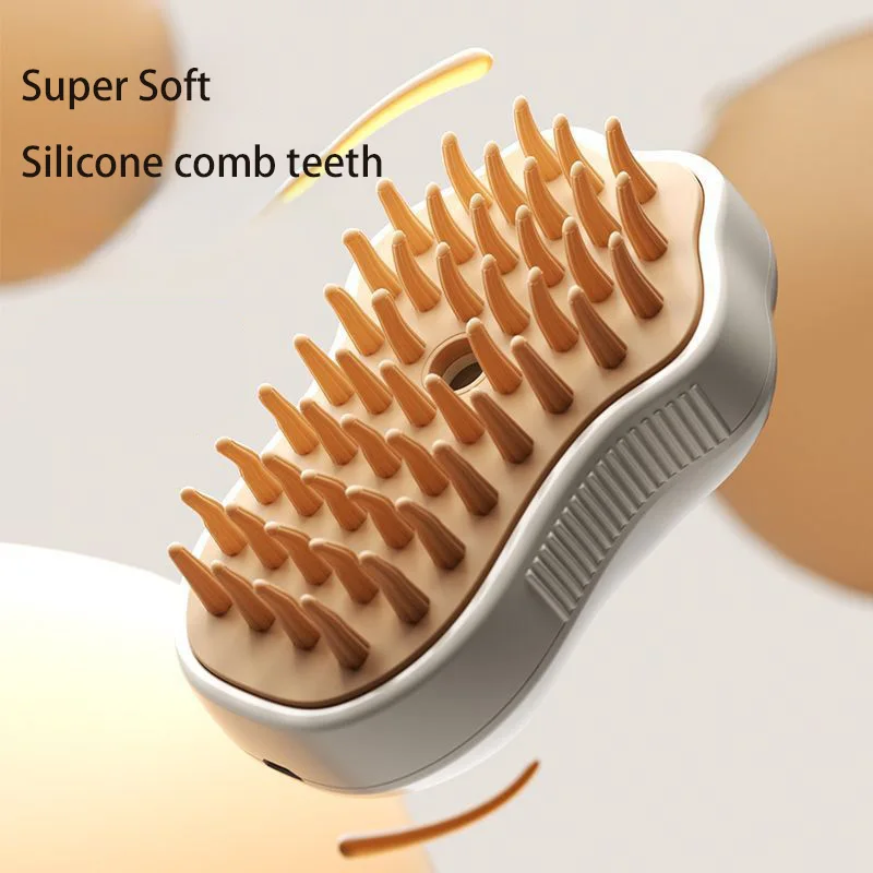 Xiaomi 3 in 1 Pet Brush Cat Steam Brush Comb Dog Brush Electric Spray Cat Hair Brushes Massage Pet Grooming Hair Removal Combs