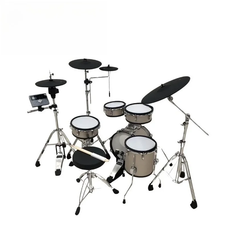 Professional electronic drum set, French DREAM sound source, double trigger cymbal stop system 525 percussion sounds