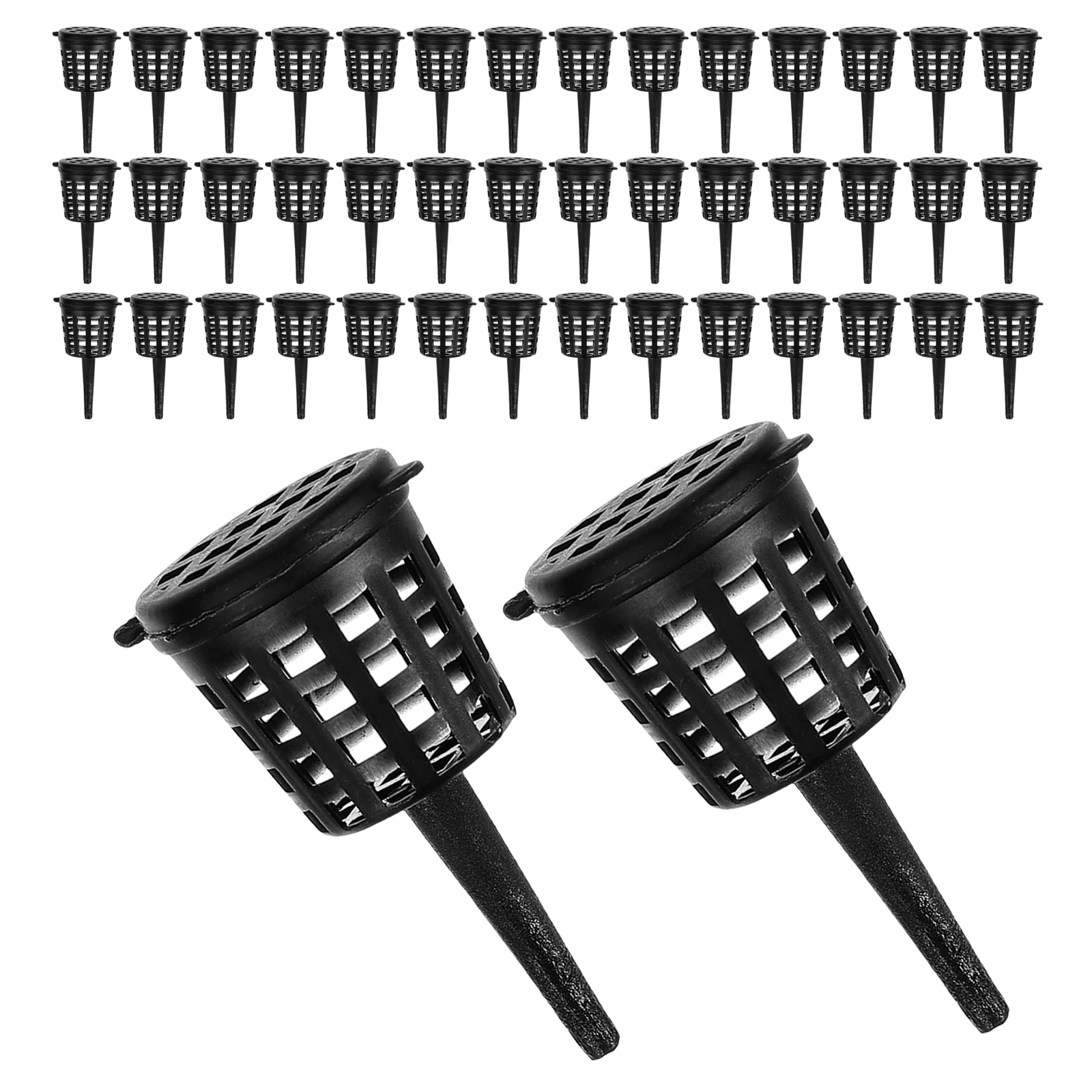 

180Pcs Bonsai Fertilizer Basket Sturdy Plastic Mesh for Fish Tank Plants Precise Fertilization and Clean Water