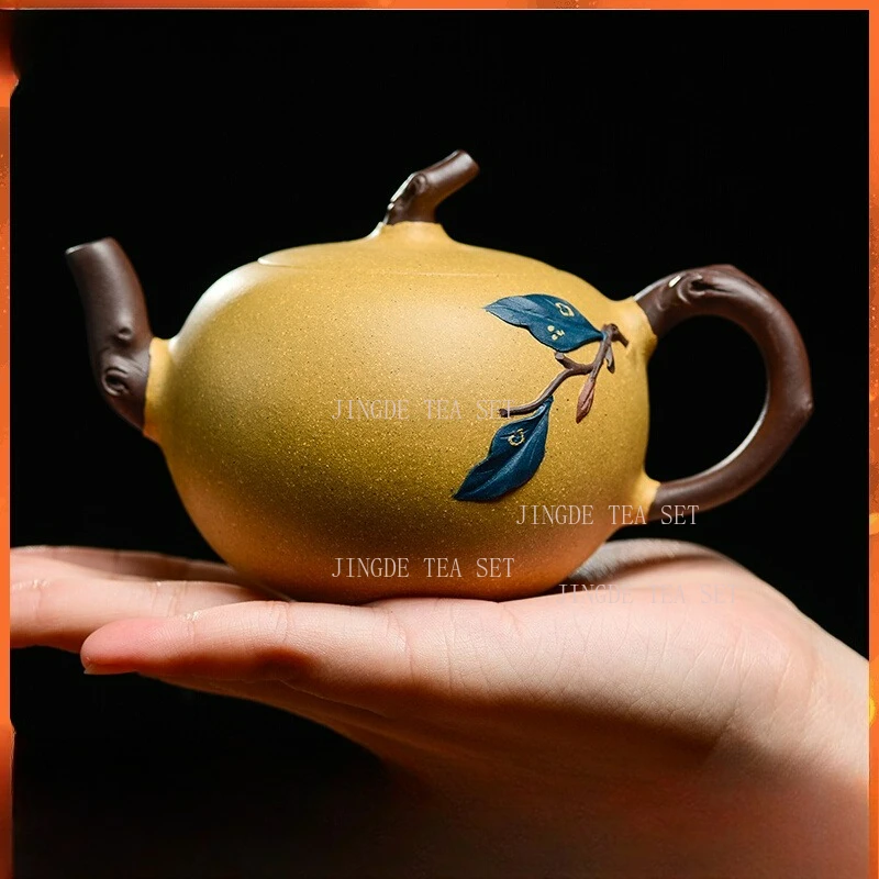 

230ml Yixing purple clay teapot original ore handmade Xishi teapot small capacity single person teapot