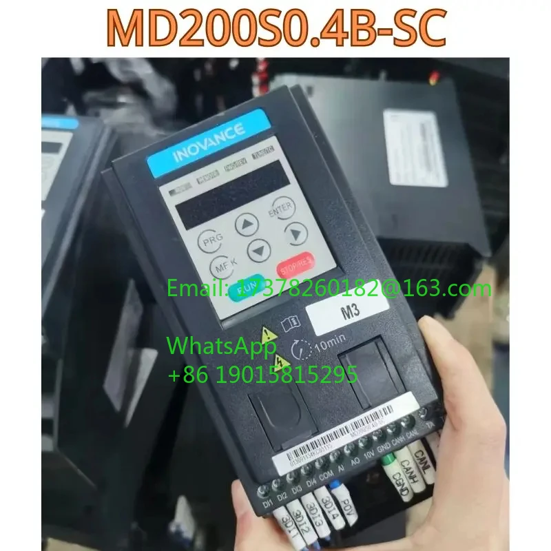 

Second hand frequency converter MD200S0.4B-SC function test OK, fast delivery