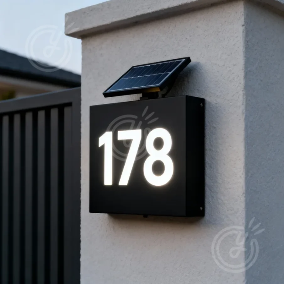 

Беспроводной светодиодный номерной знак на солнечной батарее для почтового ящика, магнитное крепление, портативный дизайн, всепогодный, для идентификации почтовых отправлений