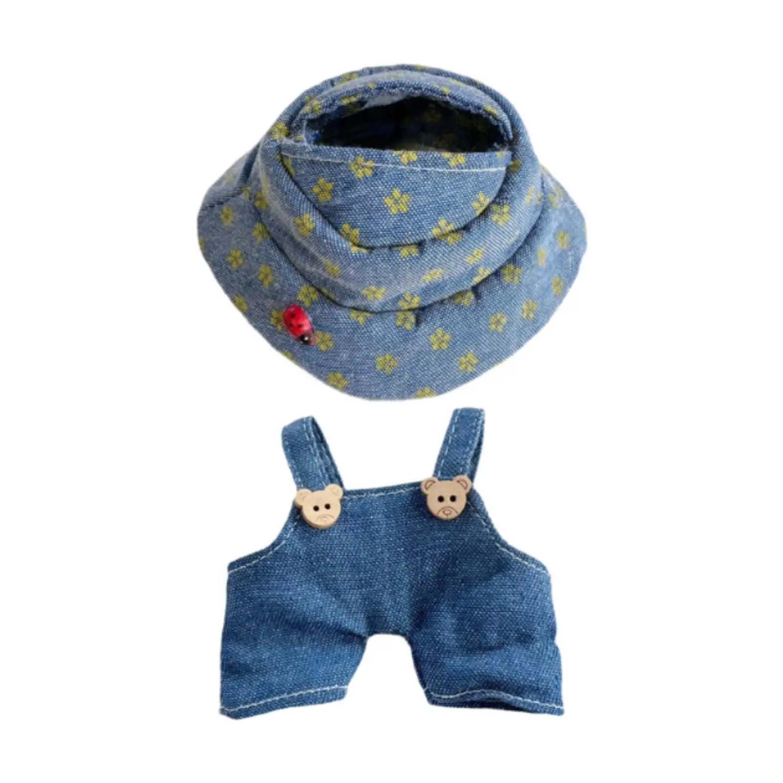 Set di pantaloni per bambole con cappello Accessori per bambole Vestiti per bambole per ragazze per bambola pendente