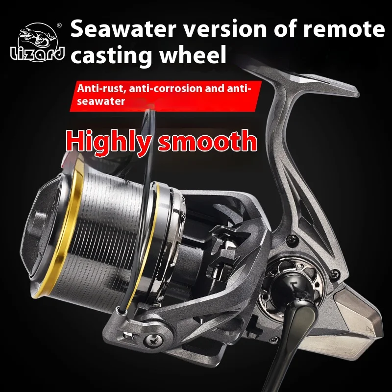 

Spinning Fishing Reel 17+1BB High Speed 4.8:1 28KG Max Drag Sea Boat Fish Coil Trolling Surf Big Metal Spoon Moulinet Peche