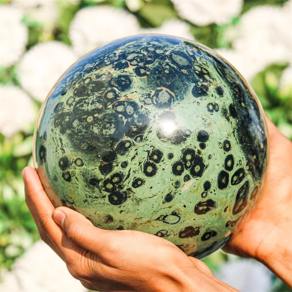 Natural Kambaba Crystal Spheres, Home And Office Decoration, Gifts, Demagnetization, Divination, Energy Healing