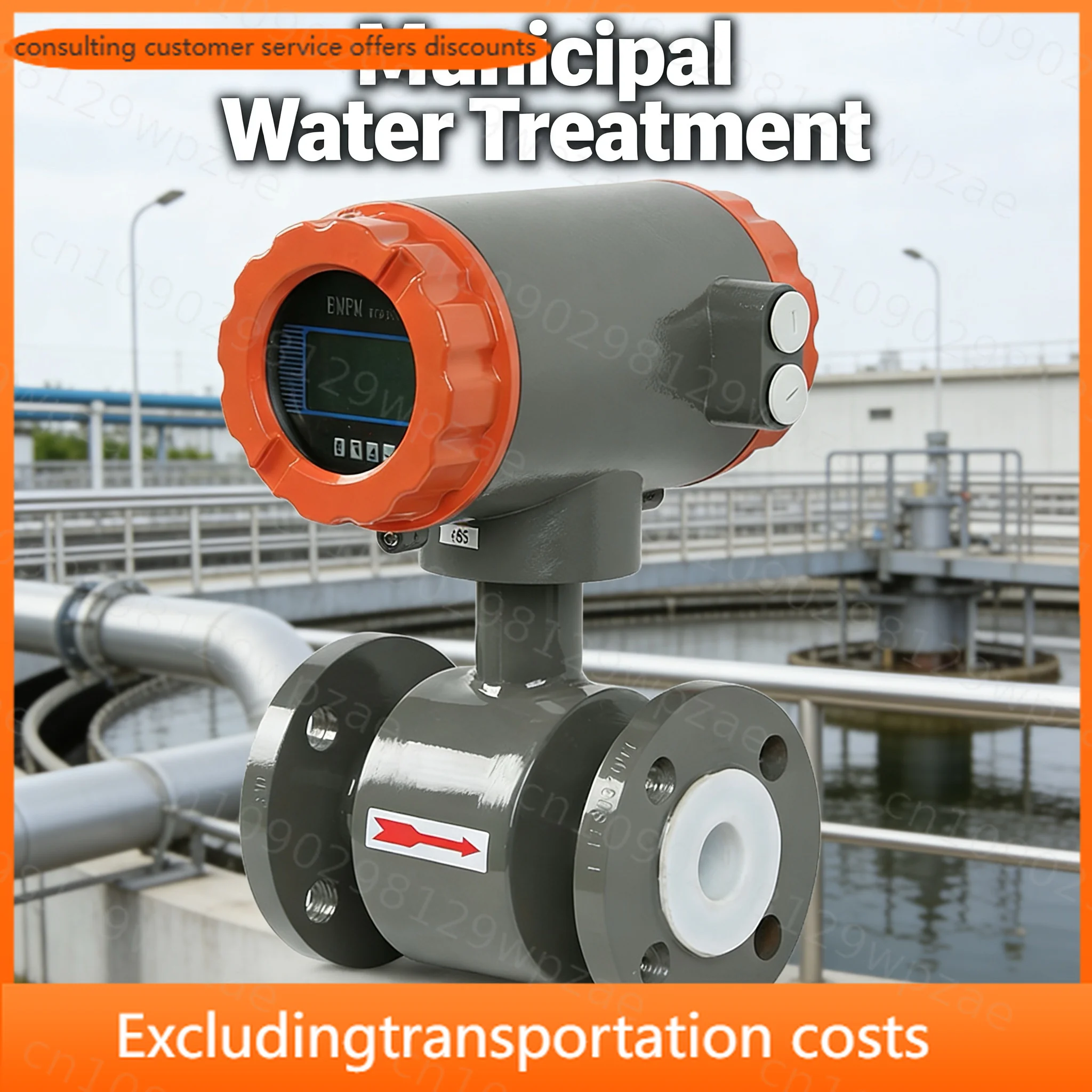 Variable Area Water Flow Meter for Water and Conductive Liquids Industrial Magnetic Flow Meter Stainless Steel OEM