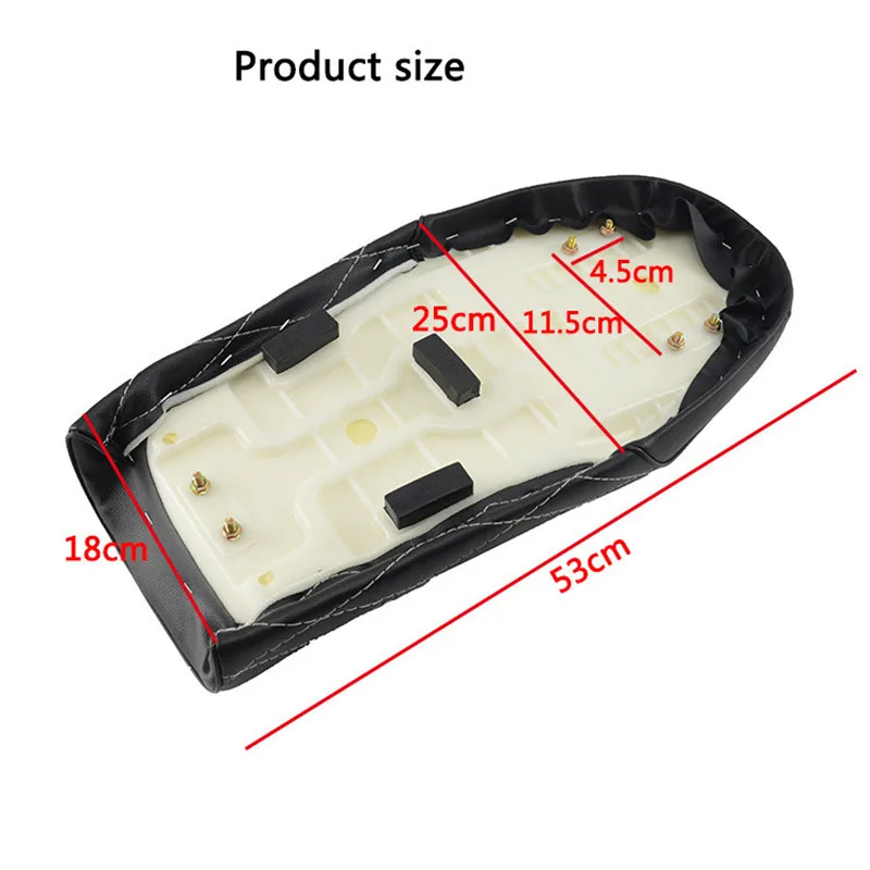 Motocicleta cafe racer substituição do vintage corcunda sela assento saco adequado corcunda almofada para yamaha kawasaki honda cg125