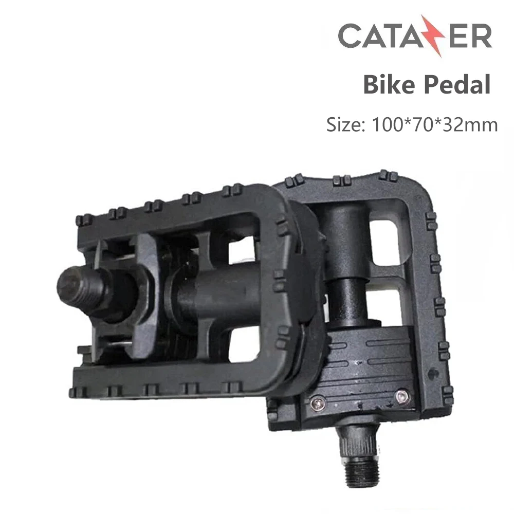 CATAZER Plastic Bicycle Pedals Flodable for MTB Bike Mountain Bikes Road Bikes  9/16