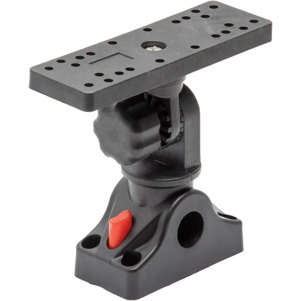 

3006.8661 Universal Fish Finder Head Unit Boat/Fishing Rod Holder Mount for Screens Up to 9" with Pivoting Bracket (Rectangle Mo