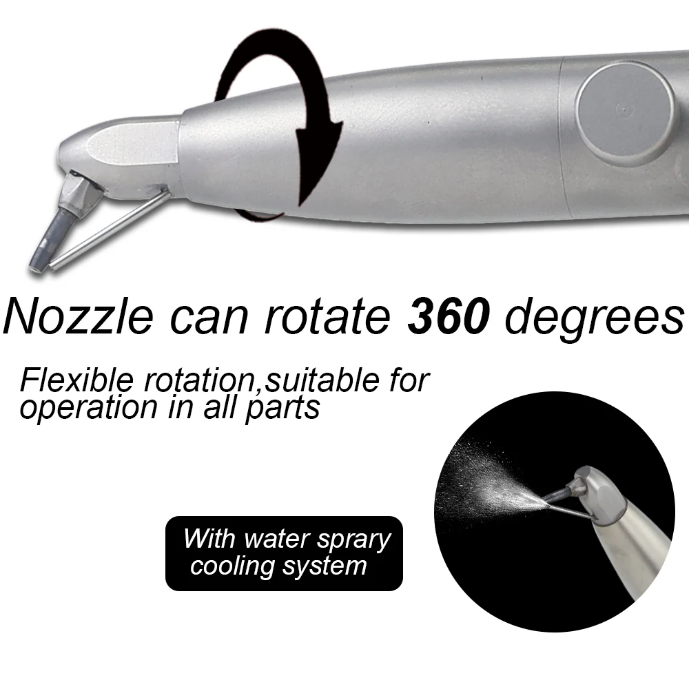 Dental Aluminum oxide Microblaster Orthodontic 2in1 sandblaster system with water spray For KV Quicking Connect