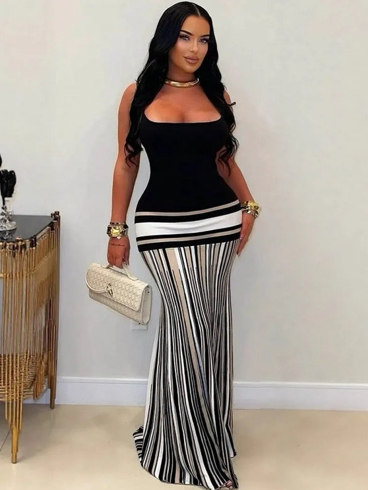 

African Dresses For Women Elegant 2026 Dashiki Summer Spring Maxi Dress Ladies Traditional African Clothing Fairy Dreaes