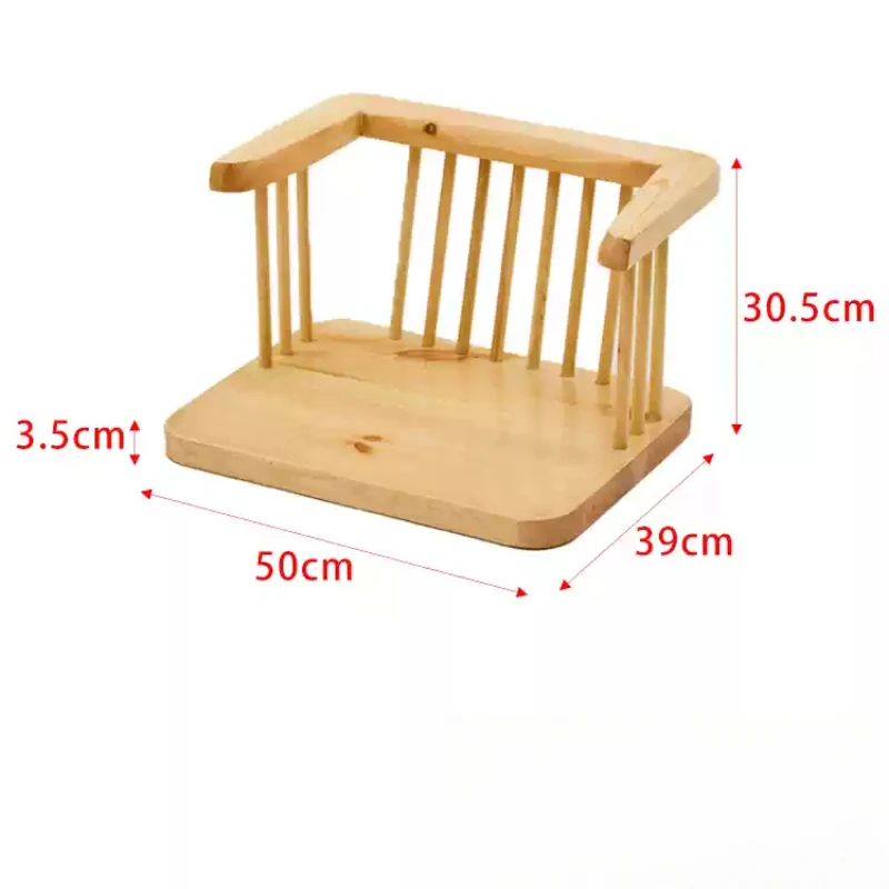 Solid Wood Armless Japanese Zen Meditation Seat - Lightweight No-Leg Lazy Chair for Home Floor Sitting Lounge