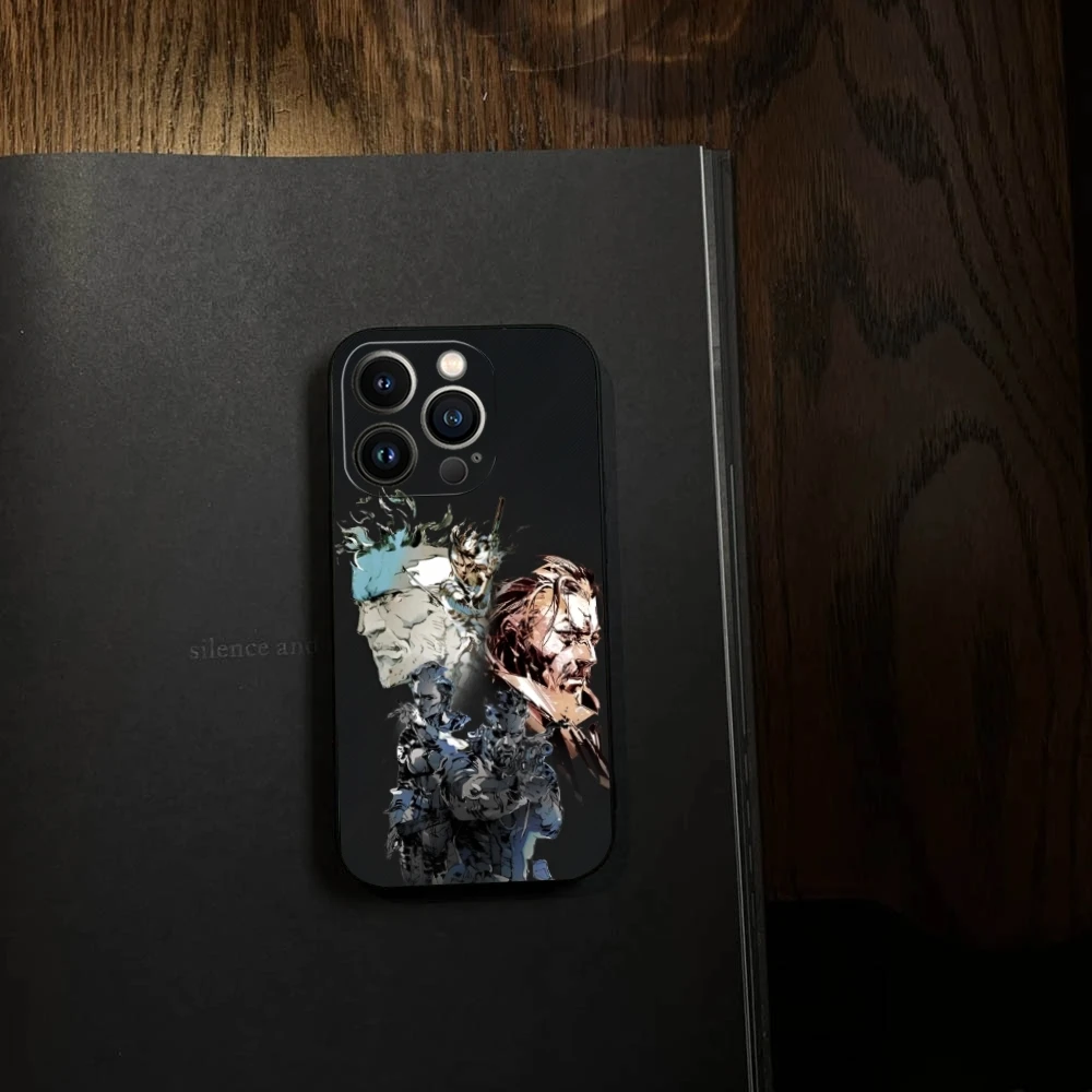 G-Game M-Metal G-Gear S-Solid Phone Case for iphone 15 14 13 12 11 Mini Pro Max Plus Shockproof Back Cover protective case