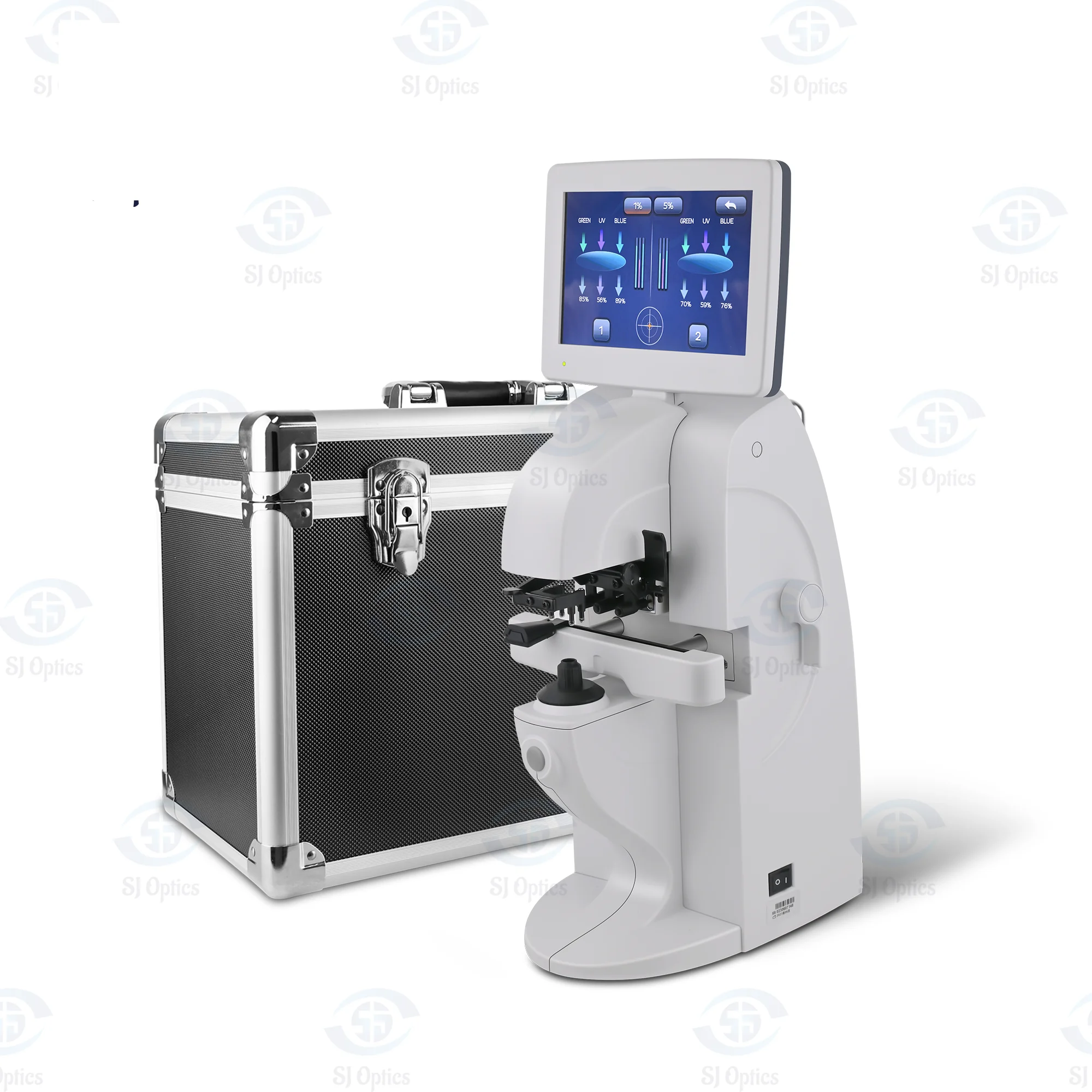 JD2600 Lensmeter Jd-2600C Lensometer 7'' Lcd Touch Screen Digital Automatic Focimeter Xinyuan Auto Lensmeter With PD UV Printer