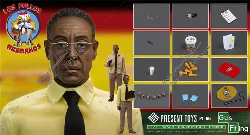 In magazzino giocattoli regalo In scala 1/6 da collezione Gus Fring Giancarlo esposto 12 \'\'figurina soldato maschile Set completo modello Action