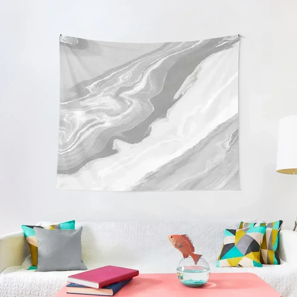 

Gray Tie Dye, Gray Stonewash, Gray Scale Watercolor Tapestry Wall Carpet Home Decor Accessories Tapestry
