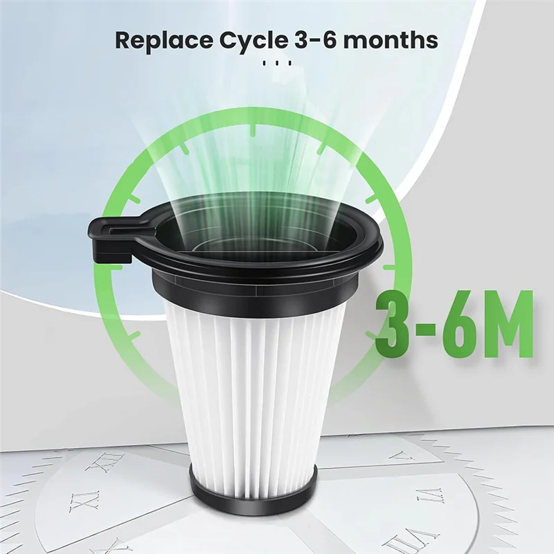 A11I 4 個交換フィルター Wyze コードレス掃除機用、取り外し可能で洗えるフィルターアクセサリーセット