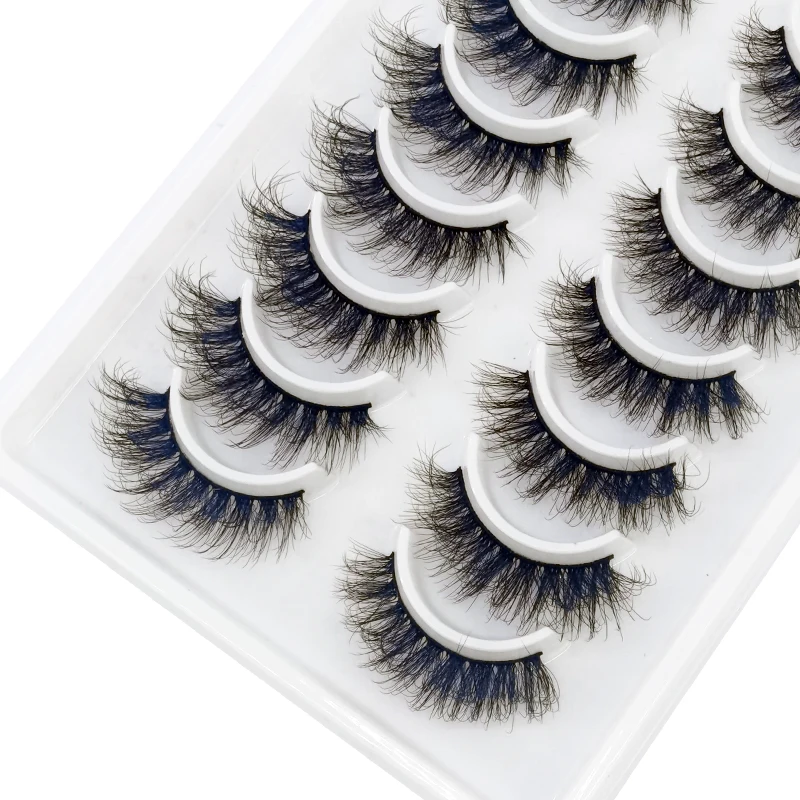 HBZGTLAD Russische Streifenwimpern, 10 Paar, 3D-Nerzwimpern, natürliche Wimpern, dramatische falsche Wimpern, Großhandel, Wimpernverlängerung – Detail 28