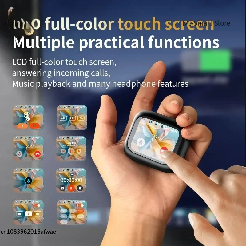 سماعات لينوفو الجديدة بشاشة لمس كاملة ANC بلوتوث 5.4 سماعات إلغاء الضوضاء HiFi ستيريو لاسلكية داخل الأذن سماعات أذن ENC #3