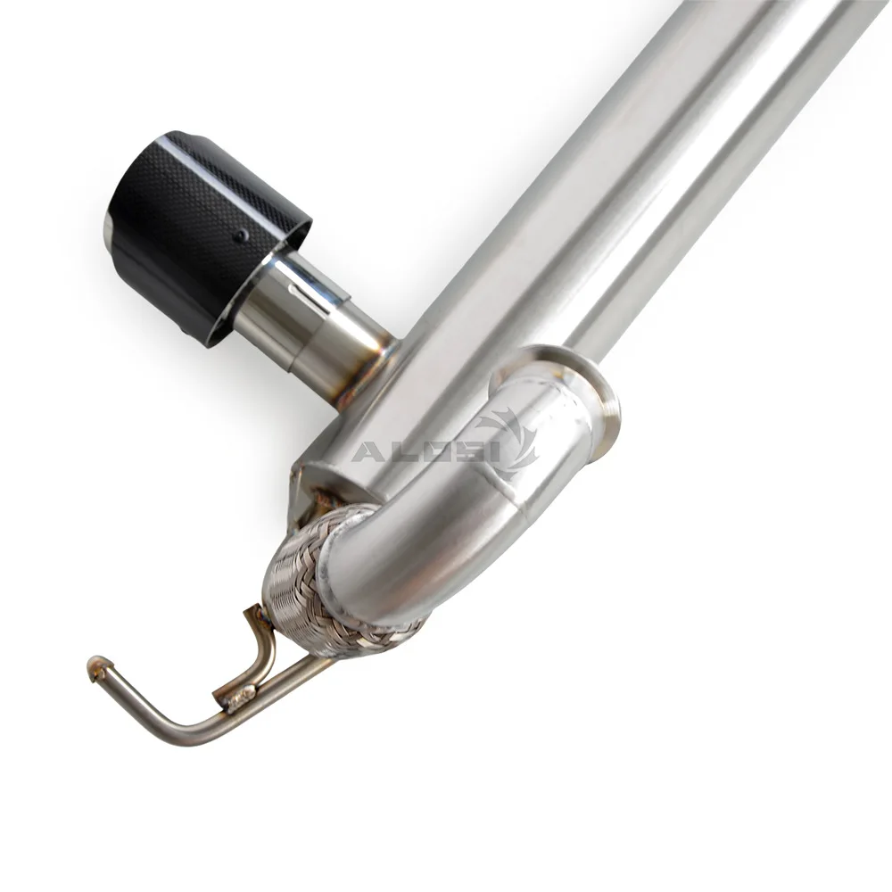 Suitable for Mercedes-Benz Smart W453 1.0/0 Cat Back Stainless Steel with Carbon Fiber Exhaust Head