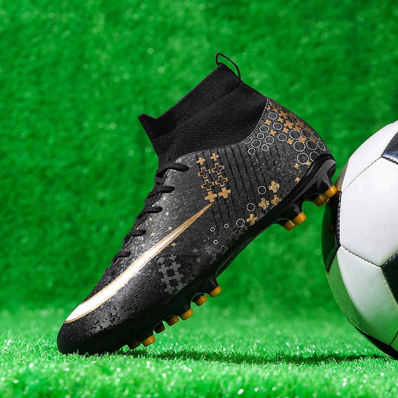 

2025 Football Shoes FG/TF Men Soccer Shoes Unisex Society Cleats Football Boots Sneakers High Quality Professional Training Stud