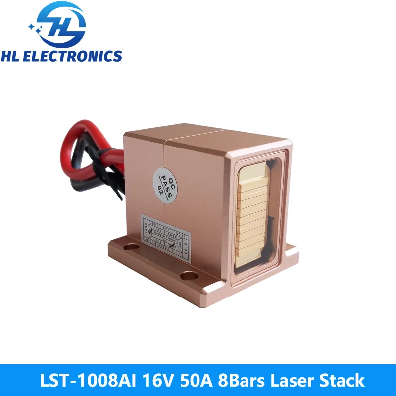LST-1008AI 16V 50A 8Bars 400W 808nm Laser Stack for Hair Removal Machine