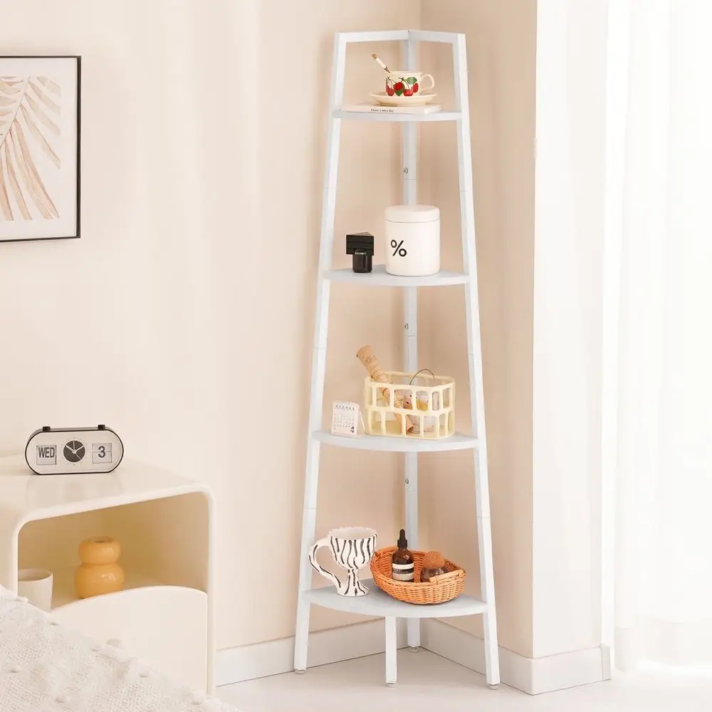 

Shel, 4-Tier Bookshel Bookcase, Display Shel Industrial Ladder Shel or Living Room