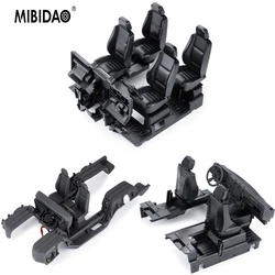 MIBIDAO Interior Kit / Seat / Dashboard / Inner Fenders For 1/10 Trx4 TRX-4-Sport 1/18 TRX4-M F150 Rc Crawler Car Upgrade Parts