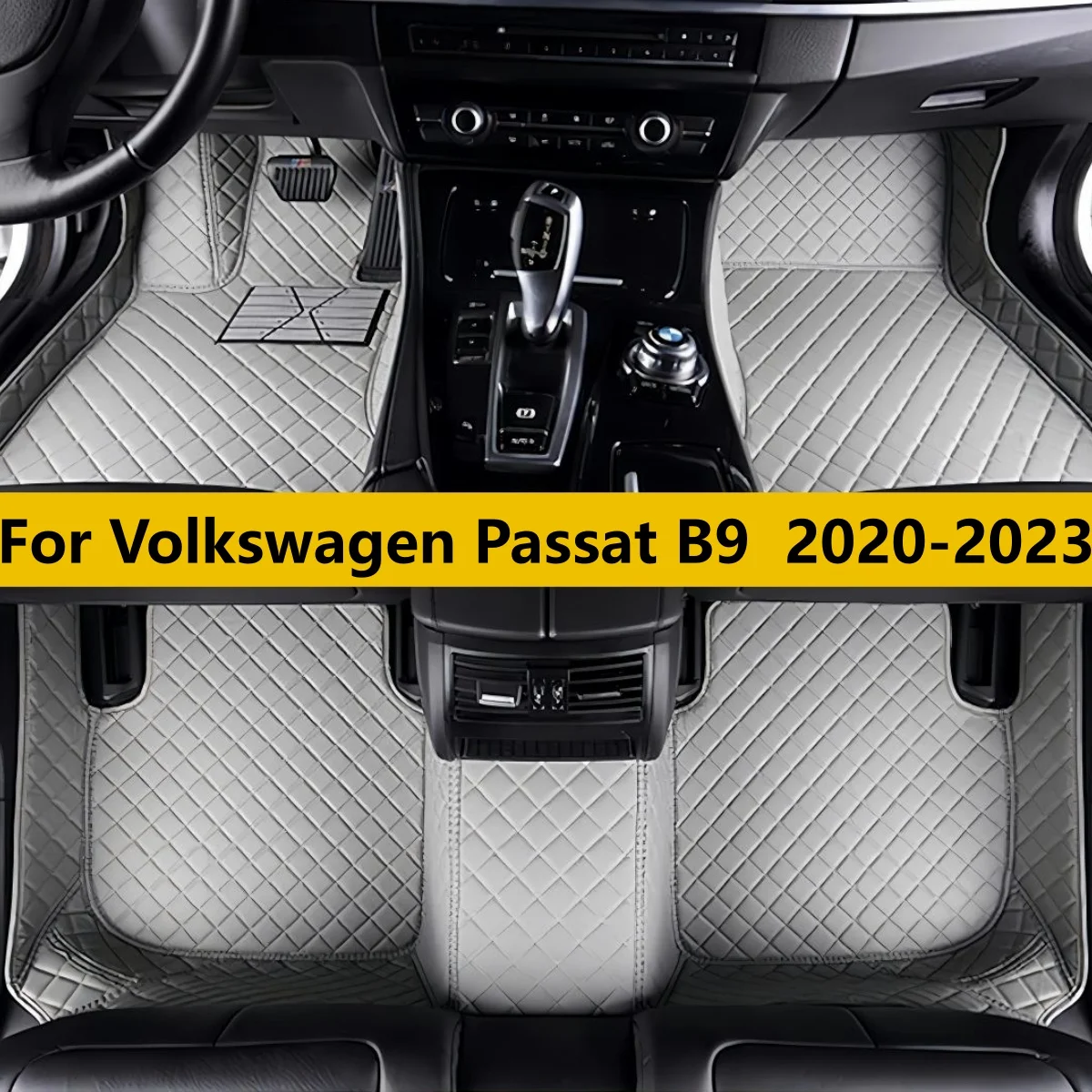 

Автомобильные коврики для Volkswagen VW Passat B9 2020 2021 2022 2023, кожаные коврики для авто, полный комплект, коврики для ног, коврики-подушки.