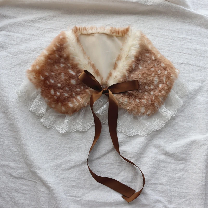 

﻿Y2k Girls Elk Scarf Hat Glove Kawaii Winter Cycling Ear Protection Fluffy Hats Beanie Cap Christmas Dress Cute Deer Collar