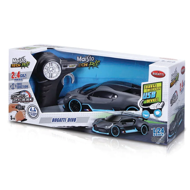 جديد متوفر في المخزون مايستو 1:24 Rc Premium موديل 2023 Sf90 Stradale Bugatti Divo Posche Taycan 2.4 جيجا هرتز لعبة أطفال مصغرة محاكاة #2
