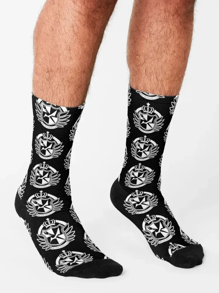 Danganronpa High School Socken Kinder Herren Baumwolle hochwertige rutschfeste Designer Herrensocken Damen