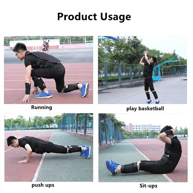 سترة ABHS المرجحة 20 كجم سترة تدريب اللياقة البدنية لقوة التحمل والجري مزورة بدون لوح فولاذي متضمن